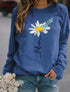 Floral print long sleeve jumper - ROUTINE FASHION